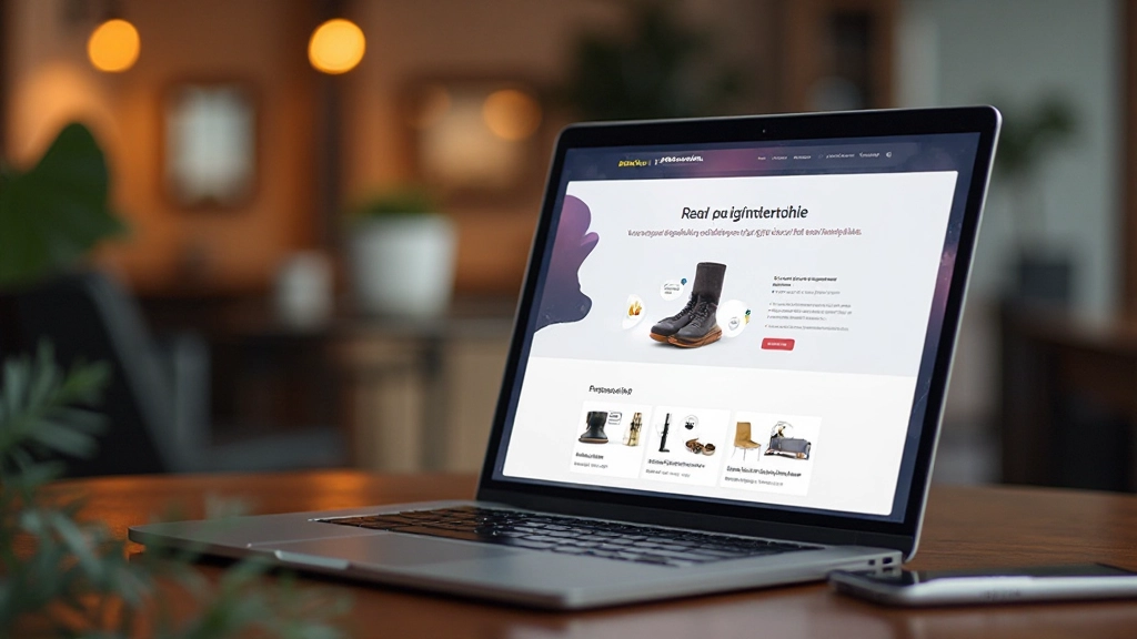 E-commerce landing page redesign